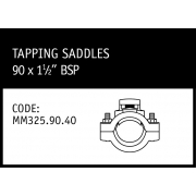 Marley Philmac Tapping Saddles 90mm x 1½ BSP - MM325.90.40